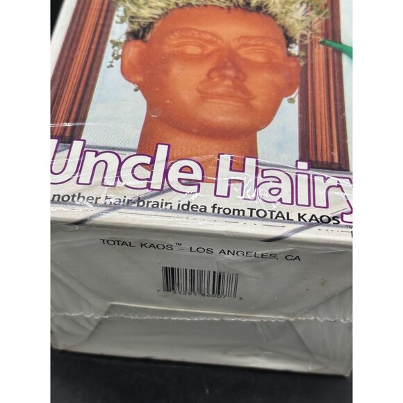 Vintage Uncle Hairy Chia Pet Planter By Total Kaos With Seeds & Drip Tray new - Picture 8 of 8